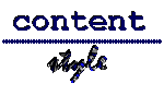 Content OVER Style