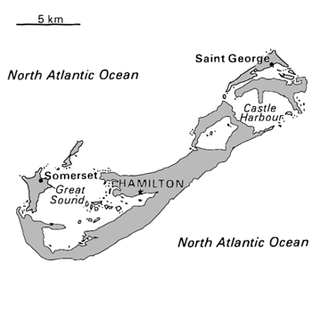 [Country map of Bermuda]