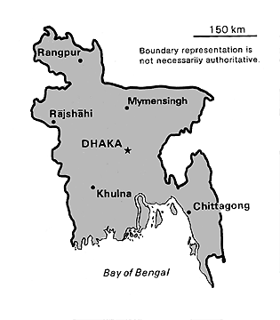 [Country map of Bangladesh]