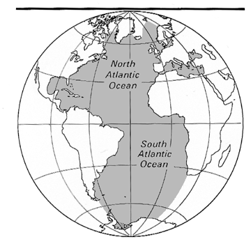 [Country map of Atlantic Ocean]