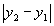 ABS(y2-y1)