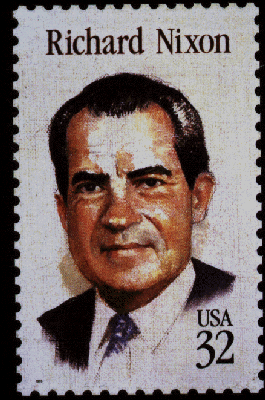 Nixon postage stamp (77k)