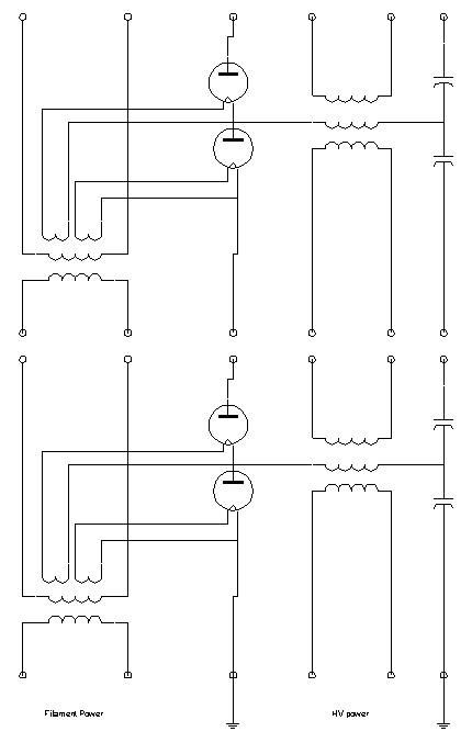 Schematic of NBS 1400 kV generator