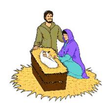 Christ in the manger