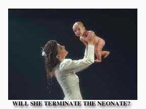 Mother with neonate