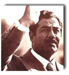 Photograph of Saddam Hussein