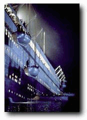 The Titanic sinking