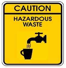 Hazardous water sign