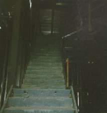 Stairs that took me to the second floor