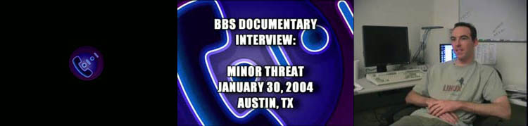 BBS Documentary Interview: Minor Threat